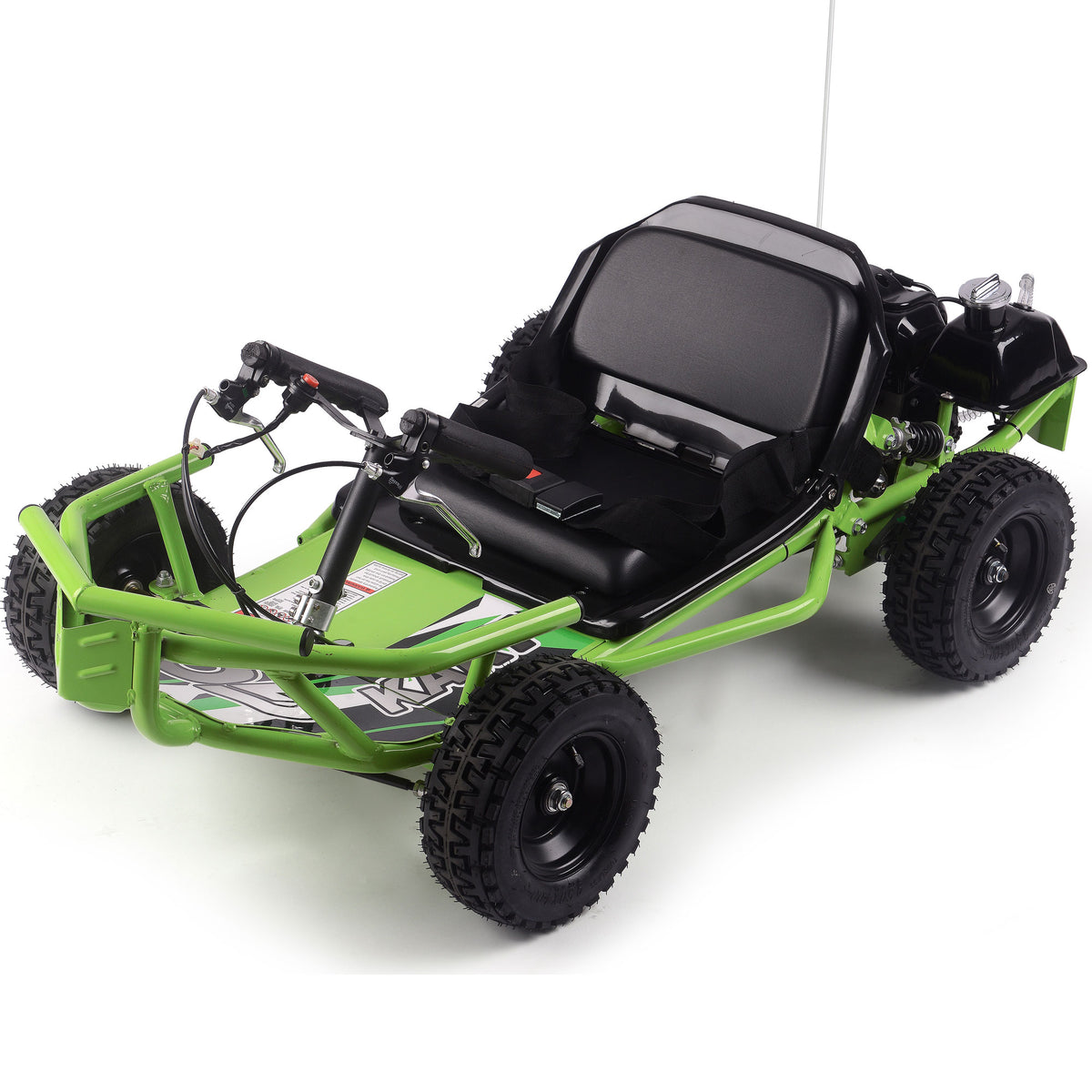MotoTec Sandman Kids Gas 52cc Go Kart Green