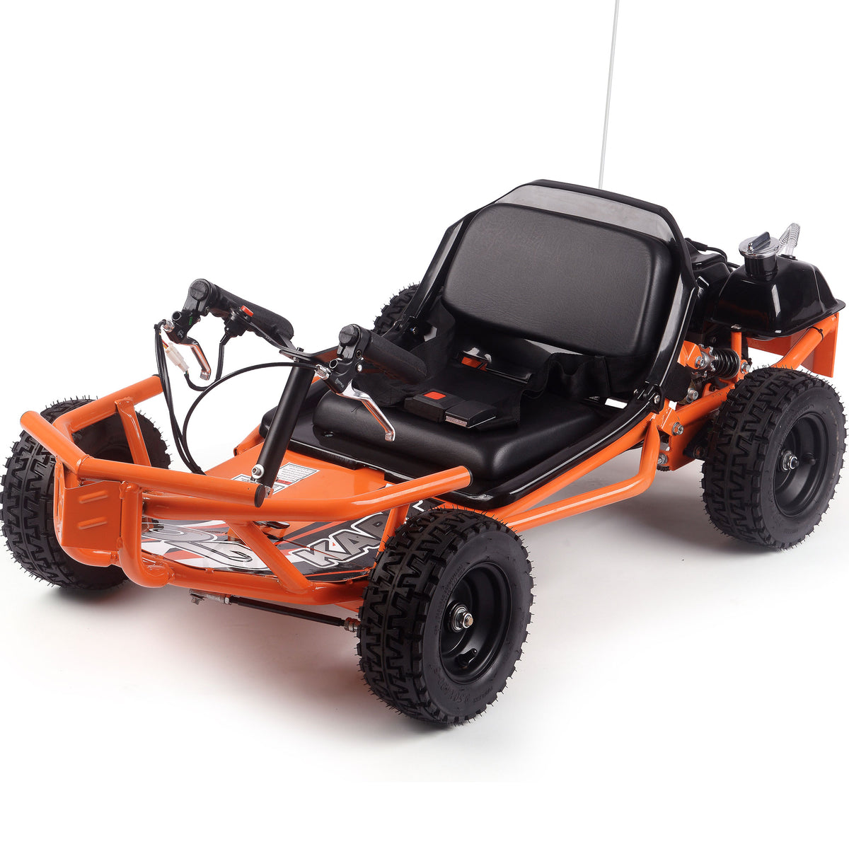 MotoTec Sandman Kids Gas 52cc Go Kart Orange