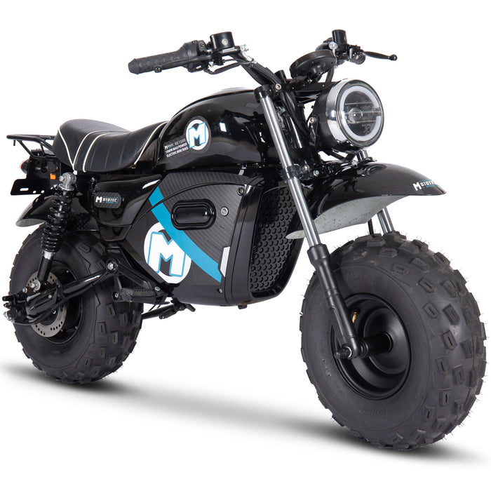 MotoTec 60v 1500w Electric Mini Bike Lithium Black