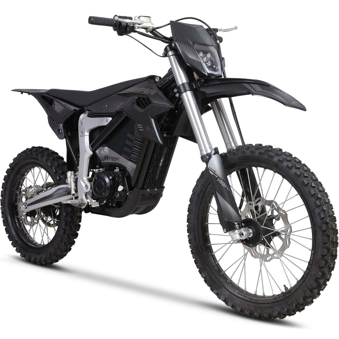 MotoTec Venom 72v 12000w 50ah Electric Dirt Bike White