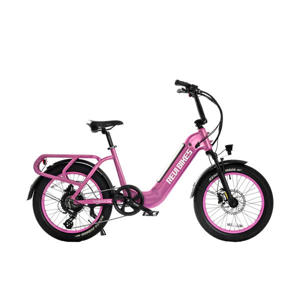 Revi Runabout.2 Step-Thru Electric Bike Pink